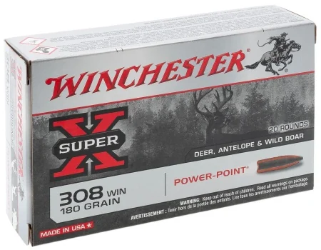 Патрон .308 Win Winchester Super X PP 11,7г (180gr)