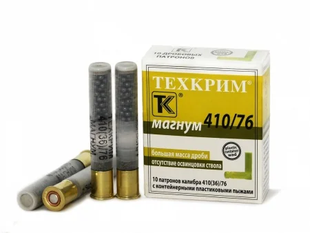 Патрон 410/76 Техкрим Магнум дробовой