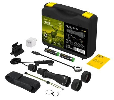 Фонарь Armytek Viking Pro Magnet USB Extended Set Белый