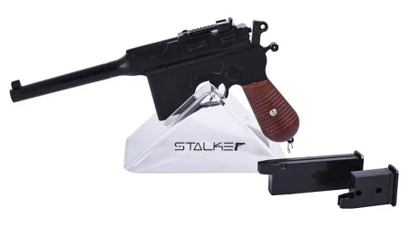 Пневматический пистолет Stalker SA96M Spring (Mauser C96) к.6мм, черный 