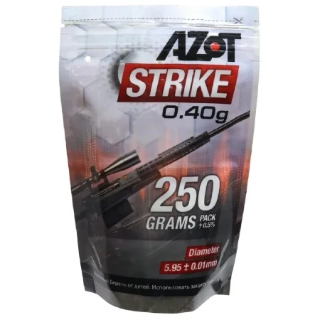 Шарики для страйкбола Azot 0.4 гр. уп 250 гр.