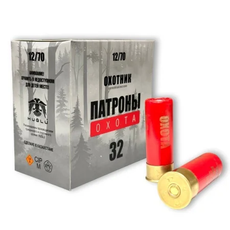 Патрон 12/70 Охотник Охота 32г дробь №1
