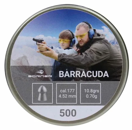 Пули пневматические Borner Barracuda 4,5мм 0,70г (500 шт)