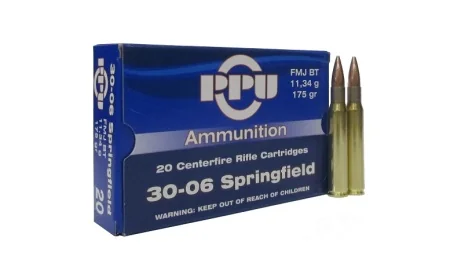 Патрон .30-06 Sprg PPU A-449 FMJ BT 11,34г (175gr)