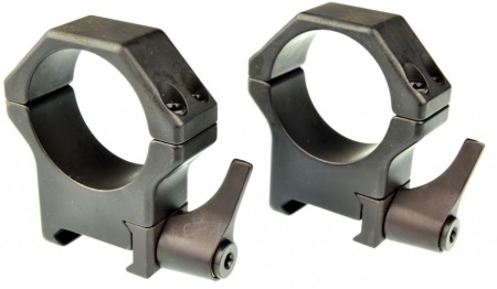 Кольца Contessa 30мм на Weaver/Picatinny быстросъемные, средние BH12mm, сталь