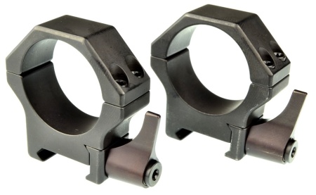 Кольца Contessa 30мм на Weaver/Picatinny быстросъемные, низкие bh8mm, сталь
