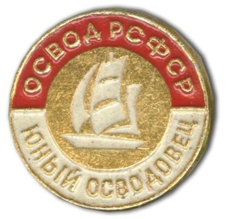 Значок "Юный ОСВОДОВЕЦ" 80-е Оригинал СССР